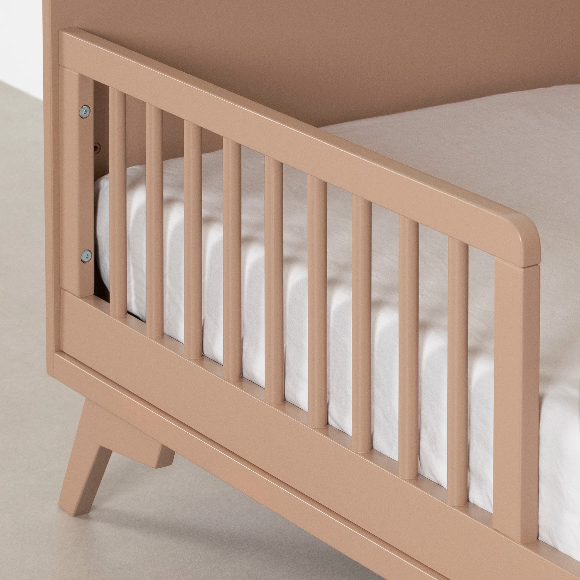 Baby Crib with Adjustable Height and Toddler Rail Milos South Shore Furniture Free Shipping