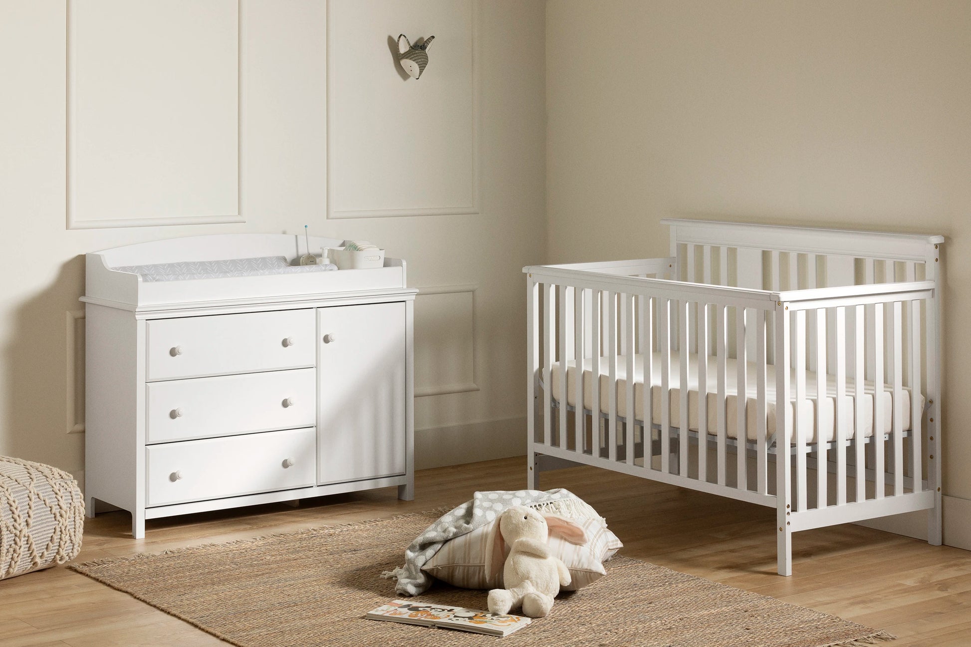 Baby cribs with drawers and changing table best sale