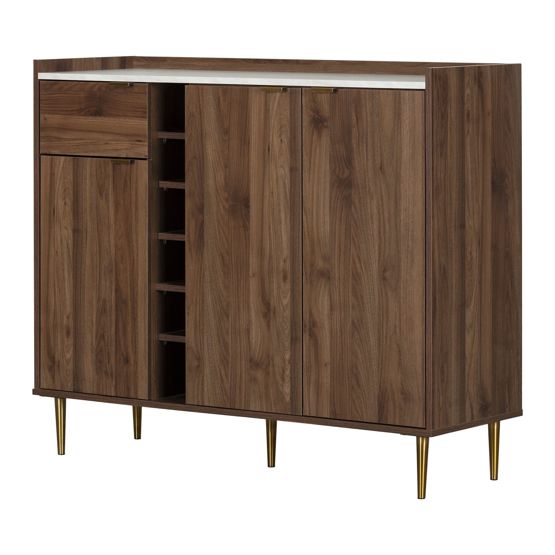 Buffet with Wine Storage Hype South Shore Furniture Free Shipping