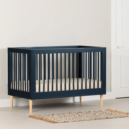 Navy baby crib best sale