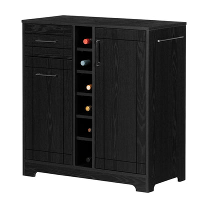 Bar Cabinet and Bottle Storage Vietti South Shore Furniture Free Shipping