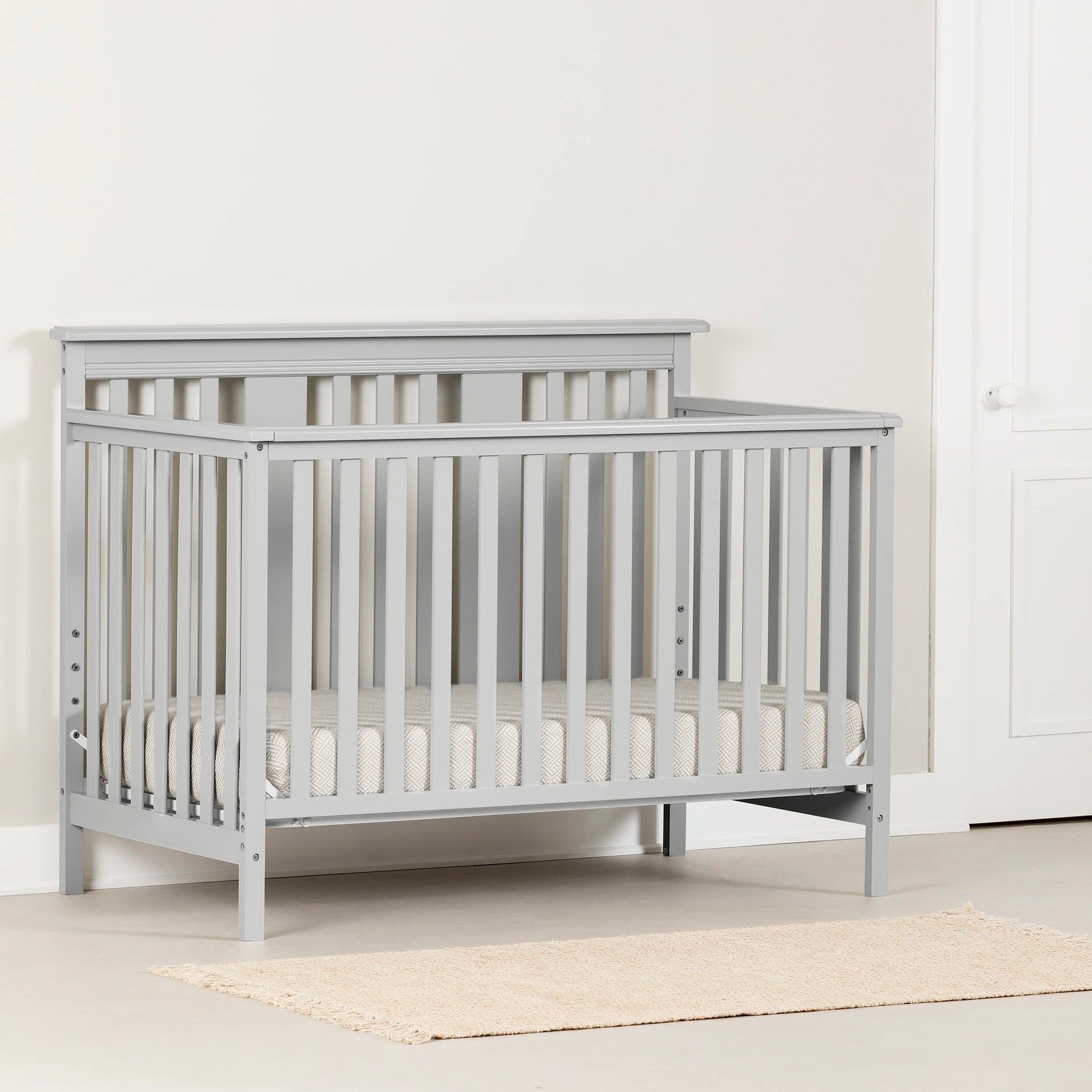 Grey baby cribs online